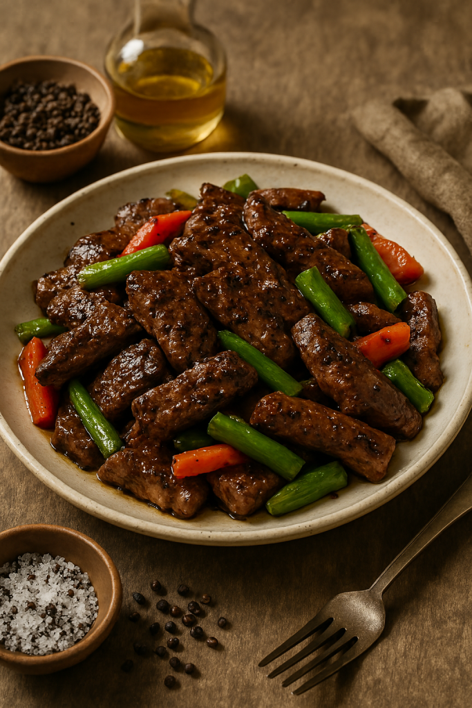 Menu sapi lada hitam untuk paket catering pernikahan dan event corporate di Jakarta oleh Abram Catering